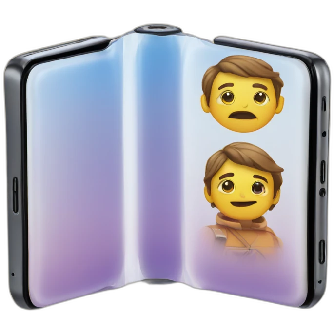foldable smartphone emoji