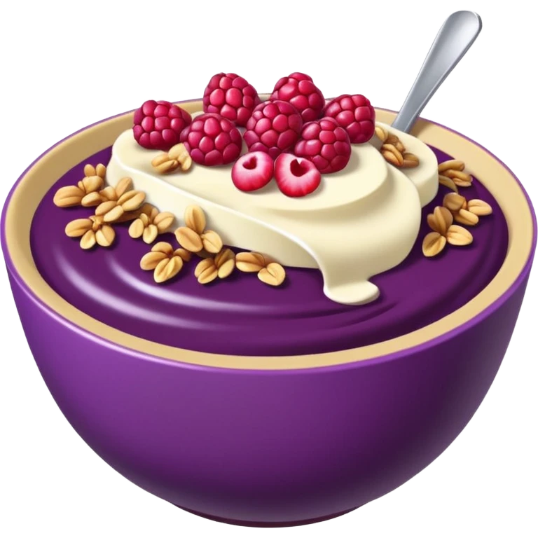 Acai bowl emoji