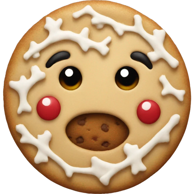 Christmas cookie emoji