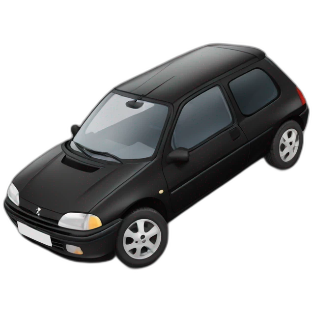 peugeot-106-black emoji