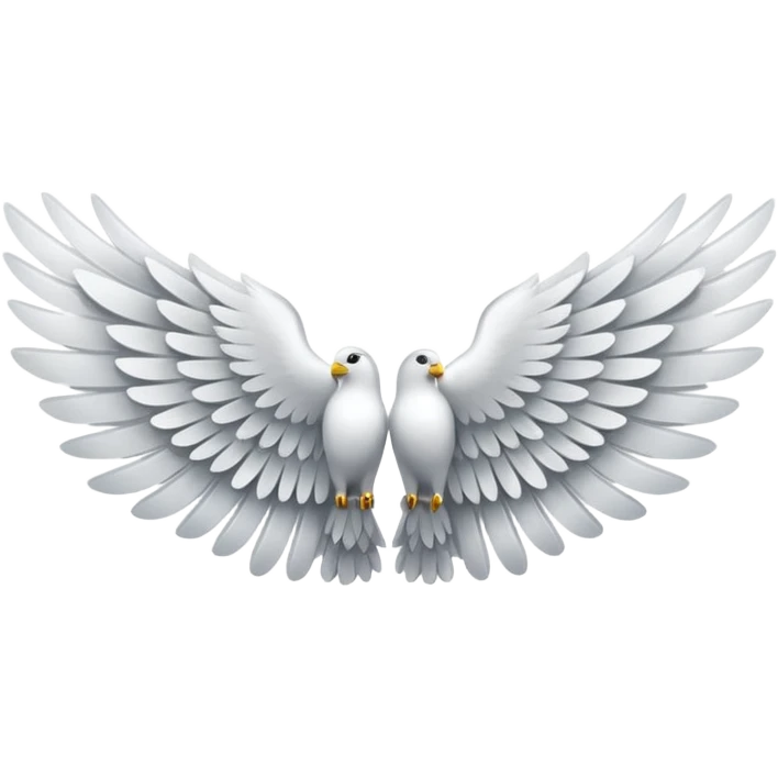 Clear white Wings emoji