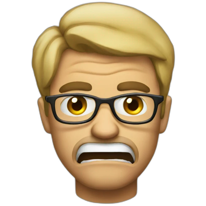 Angry teacher emoji