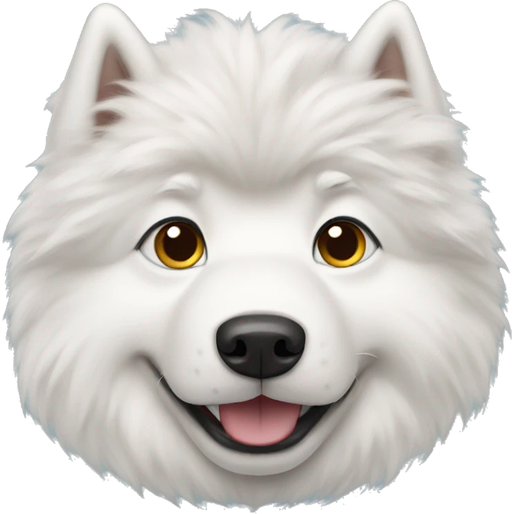 Samoyed dog  emoji
