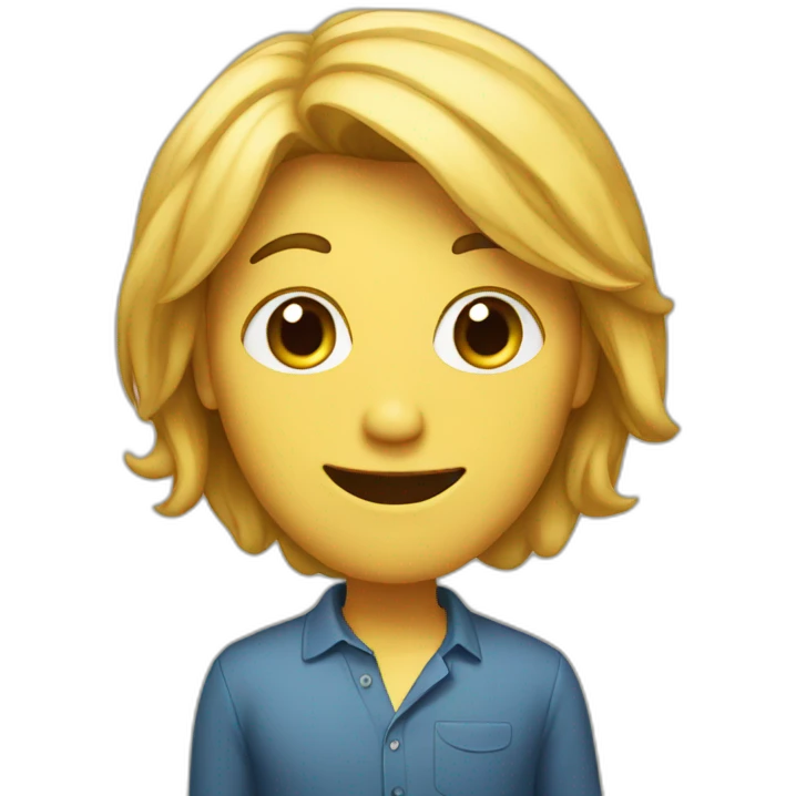 Saying hie emoji