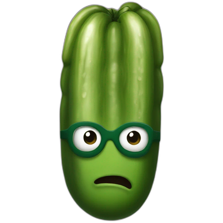 pickle superhero emoji