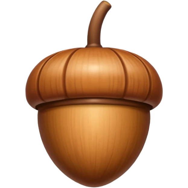 acorn emoji without human face emoji