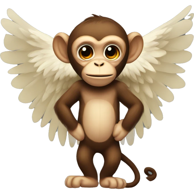 monkey with wings emoji