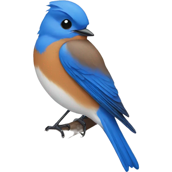 Bluebird emoji
