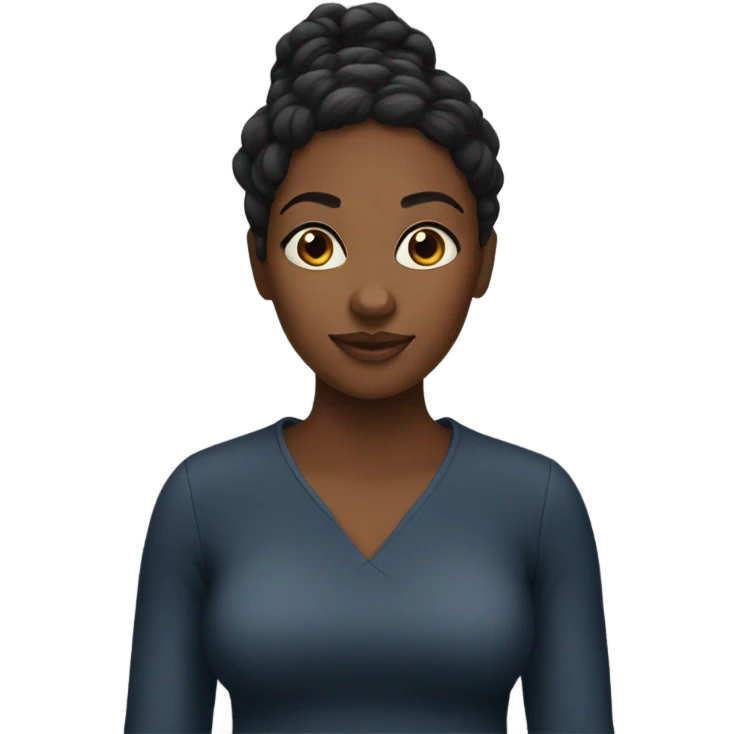 Black woman emoji