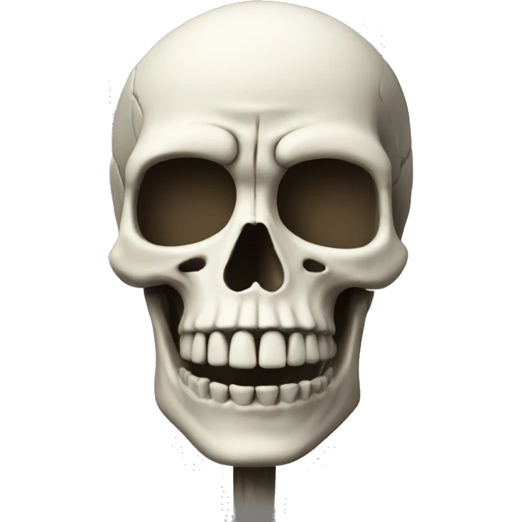 Skeleton boom head emoji
