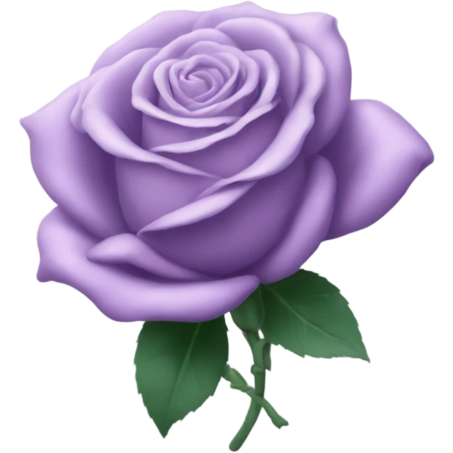 Lilac rose emoji