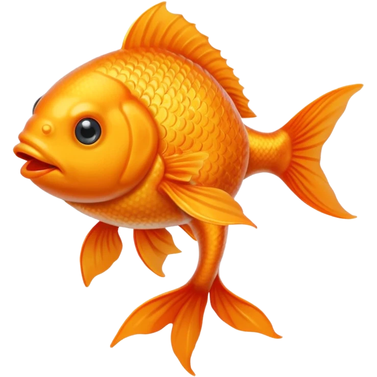 Goldfish rapping  emoji