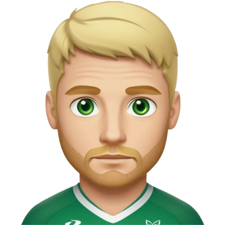irish rugby player with blond stubble emoji