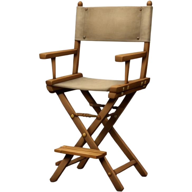 Actor’s chair front view emoji