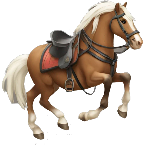 Carreras de barriles a caballo  emoji