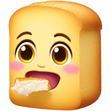 Baby eating Twinkie emoji