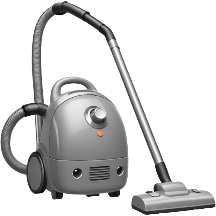 Realistic vacume with neutral color emoji