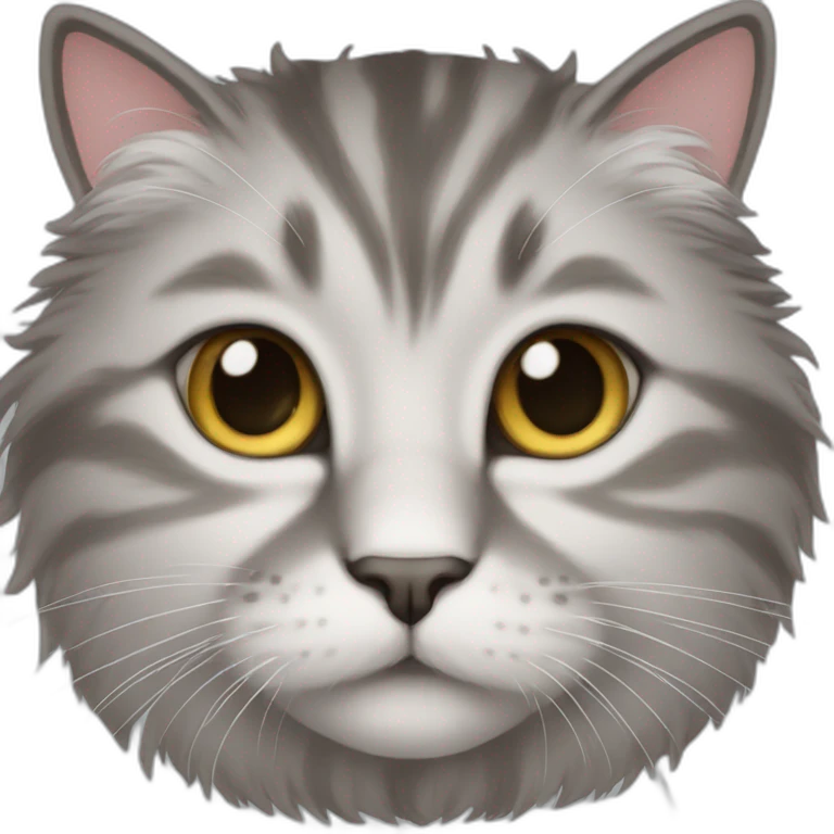 super fluffy cat emoji