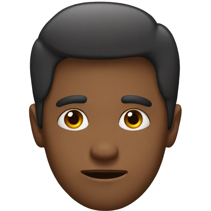 Person judging face emoji