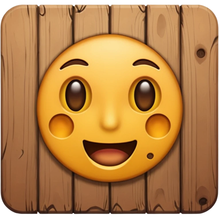 Wooden board emoji