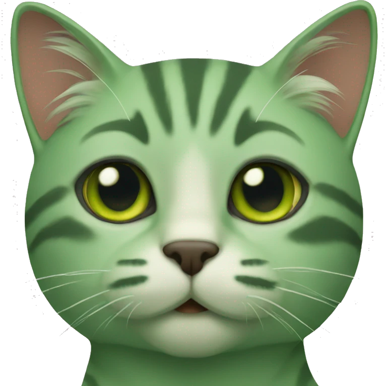 green cat emoji