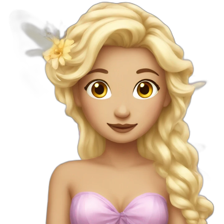 Beautiful blonde fairy  emoji