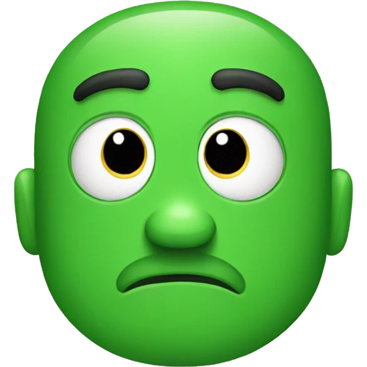 Green papagayo emoji