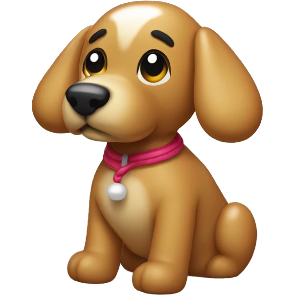 Balloon animal dog emoji