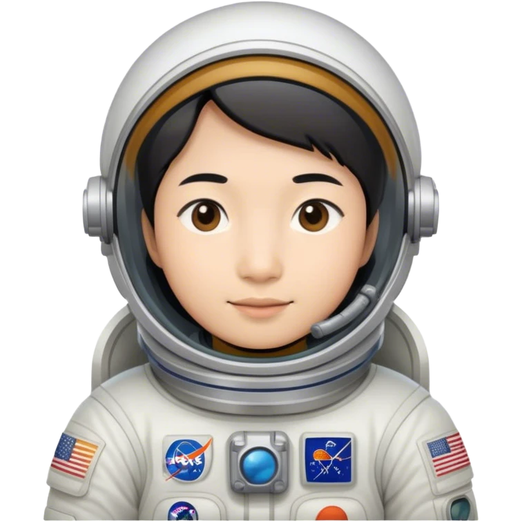 Lmao Asian astronaut  emoji