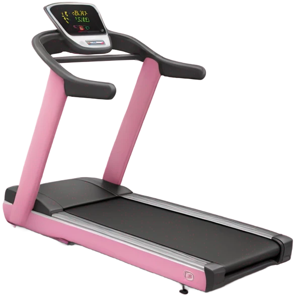 pink treadmill emoji