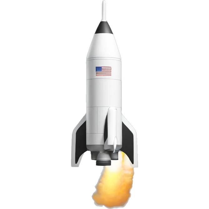 rocket with nasa sign emoji