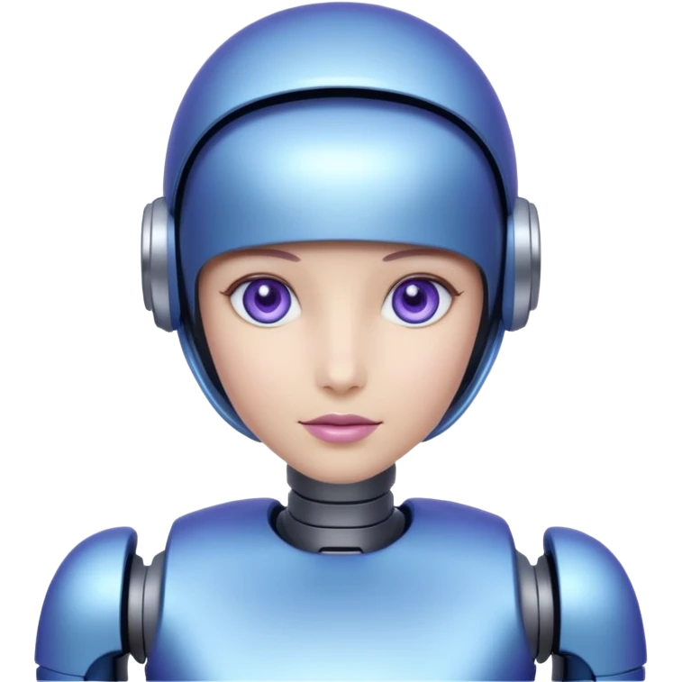 violet AI robot emoji