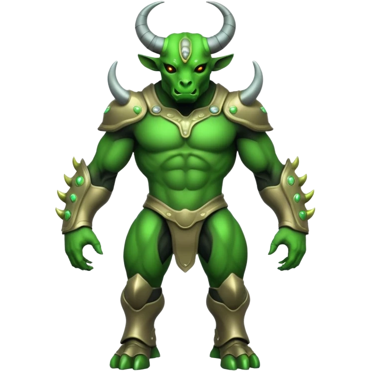Alien minotaur emoji