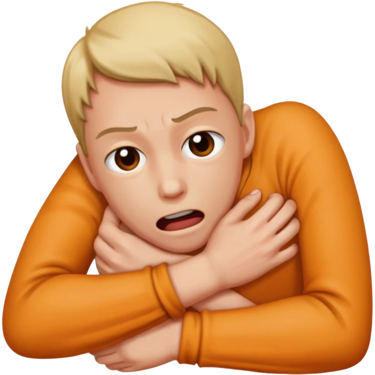 person strangling themselves  emoji