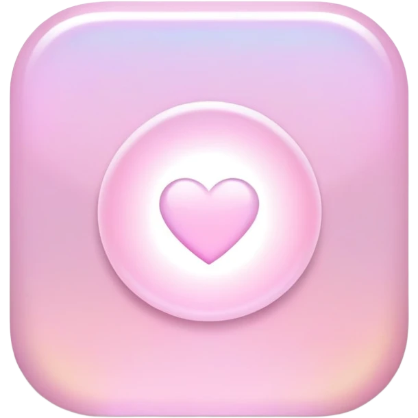 Iridescent pastel pink romantic formal elegant sophisticated cultured neat pretty beautiful nifty app icon emoji