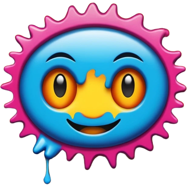 graffiti on a wall (camden market) emoji