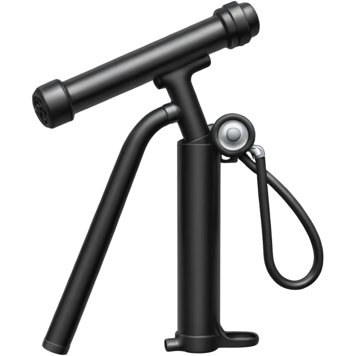 black bike pump emoji