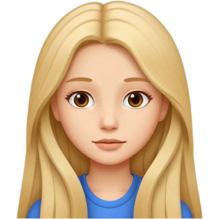 Une fille clean girl emoji