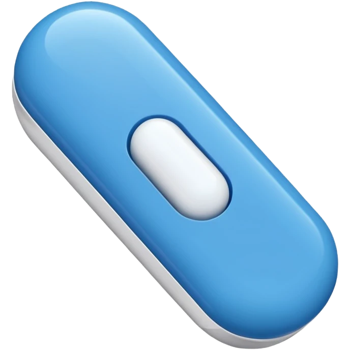 pill emoji blue and white emoji