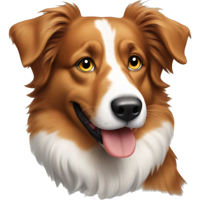 Ginger Australian Shepard  emoji