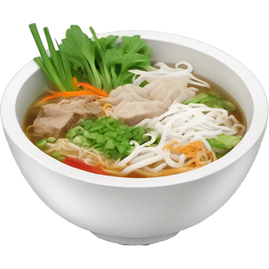 Pho bowl emoji