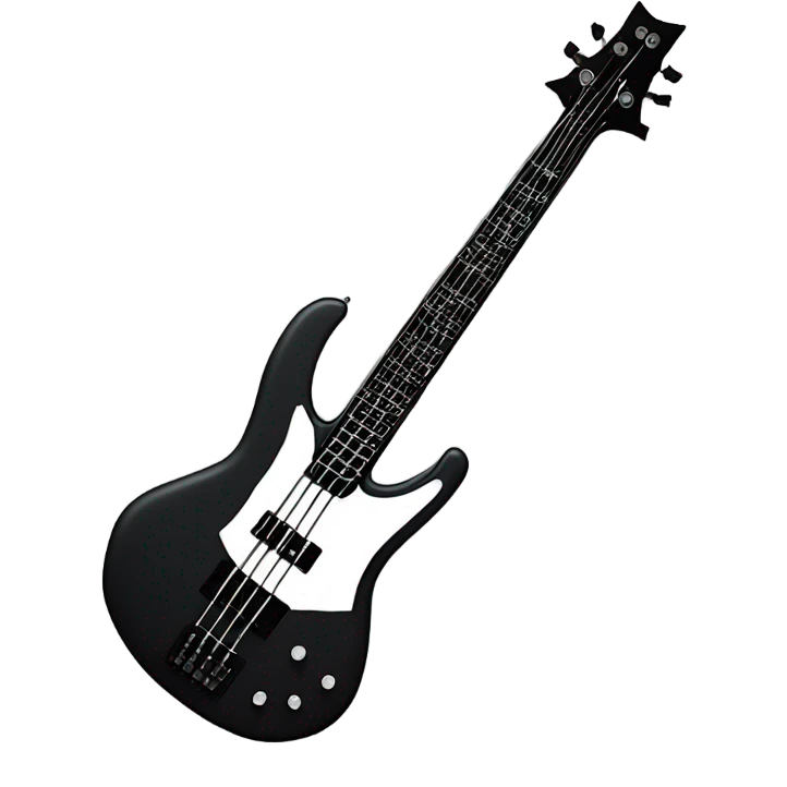 Black metal bass emoji