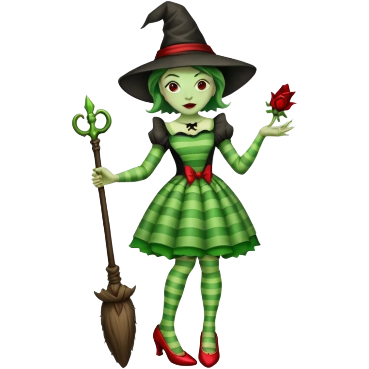 Wicked Witch of the East from the Wizard of Oz emoji