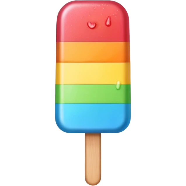 Rainbow Popsicle  emoji