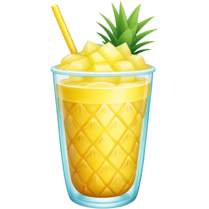 Pineapple slush  emoji