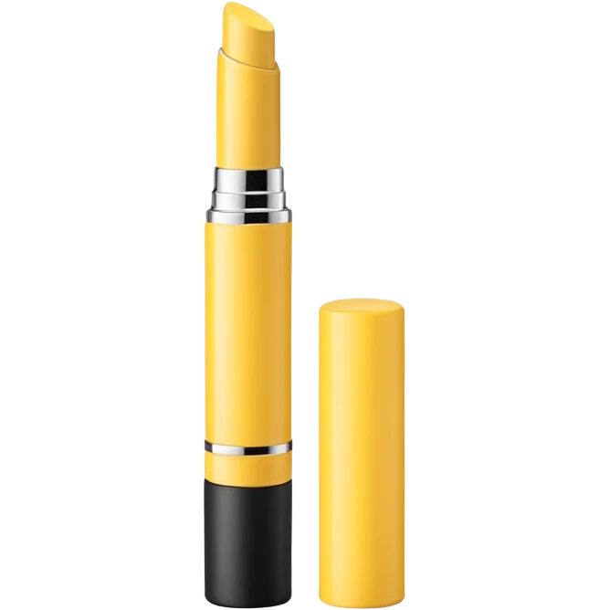 yellow makeup concealer packaging emoji