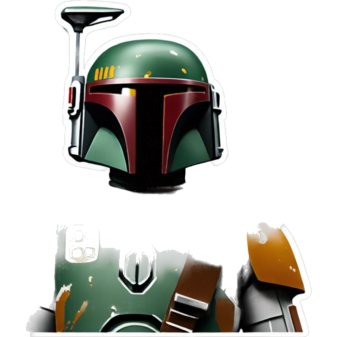 star wars boba fett emoji