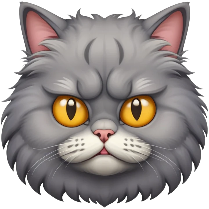 Ugly cat emoji