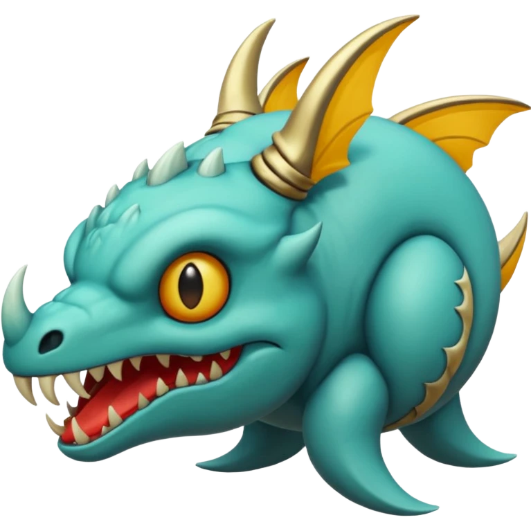 Epic complex detailed aesthetic-scenic-Fakémon-creature emoji