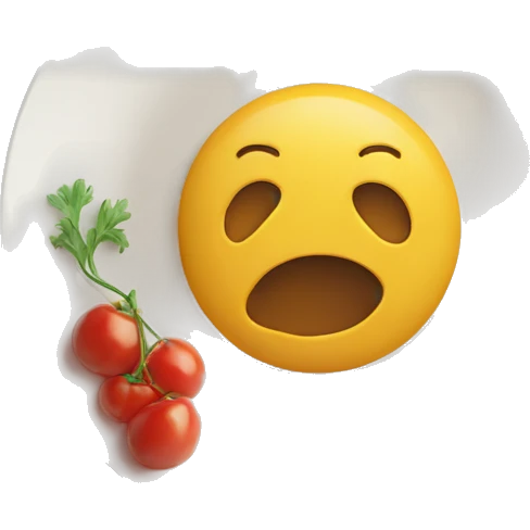 One plate And a name is Blazze write on plate emoji